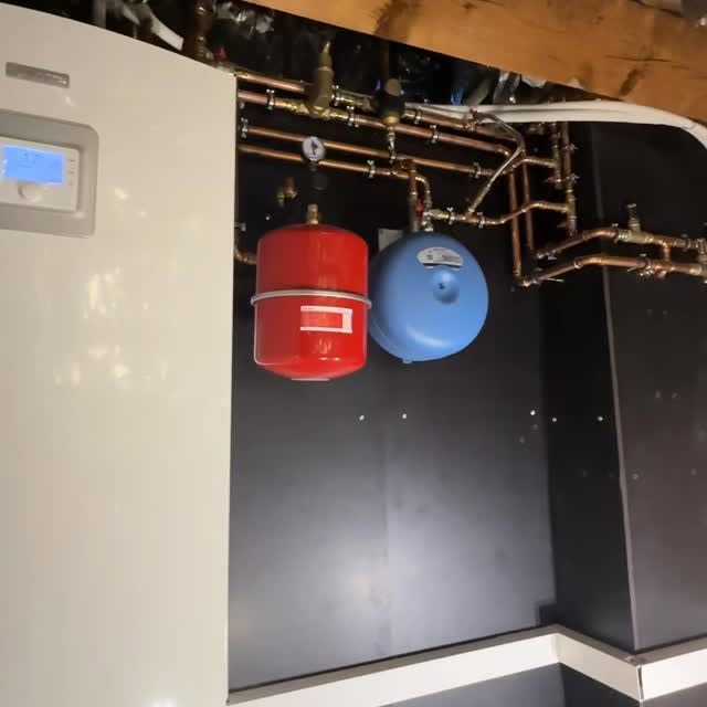 CV-installatie met expansievaten